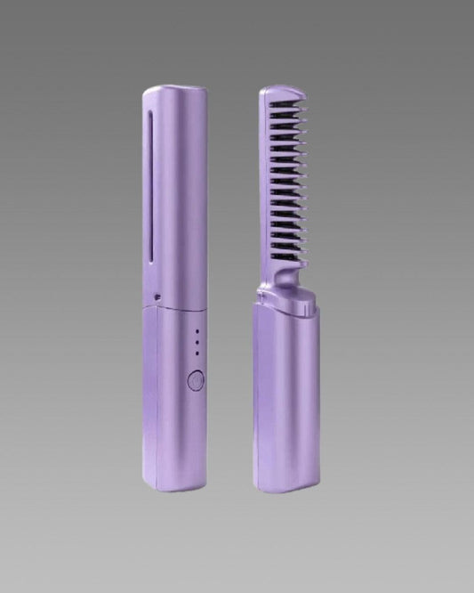 Meneflix Portable Mini Hair Straightener – Cordless, Rechargeable &amp; Travel-Ready